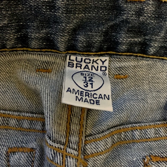 LUCKY BRAND Dungarees Jeans Size 31/12 - Picture 6 of 10